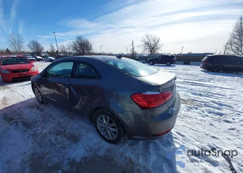 2014 Kia Forte Koup Ex z USA, uszkodzony, nr VIN KNAFX6A86E5243980